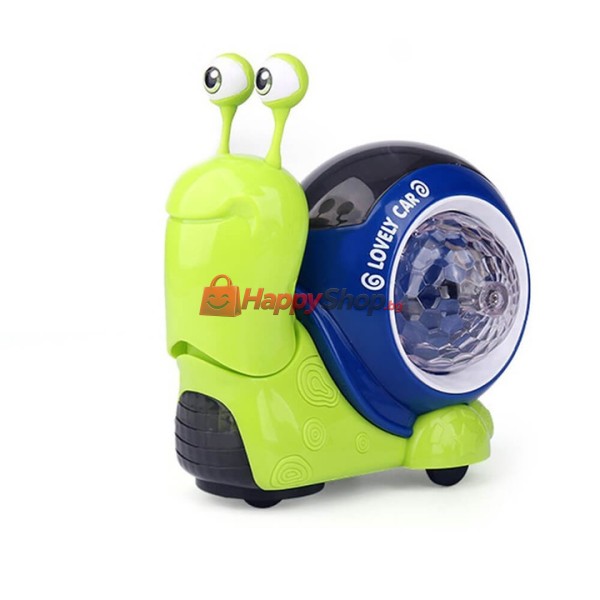 Интерактивна играчка Охлюв със звуци и светлини Gear Snail